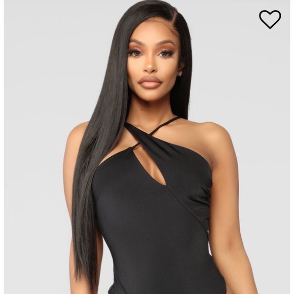Fashion Nova Nobody Else Black Bodysuit NWT Size M - Picture 4 of 9